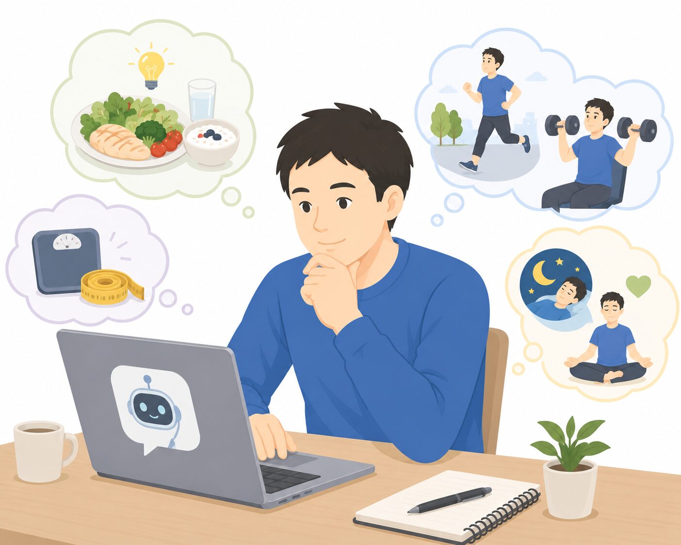 AIと共に健康的なライフスタイルを考える