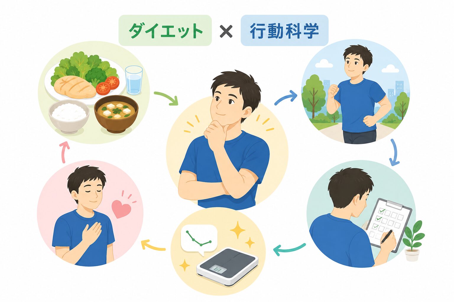 ダイエットと行動科学の循環